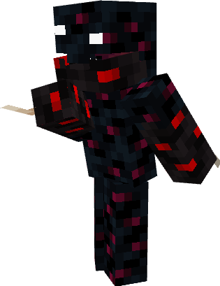 Mutated mob with dark armor and red accents.