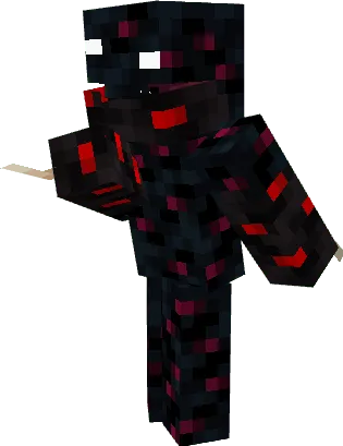 Mutated mob with dark armor and red accents.