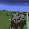Player wields glowing sword against raiders