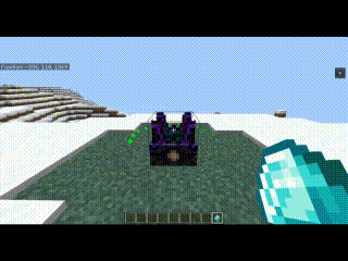 Player uses Life Energy altar outdoors