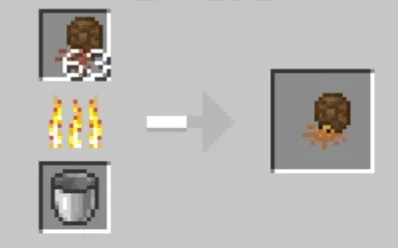 Smelting recipe for prehistoric sea creature