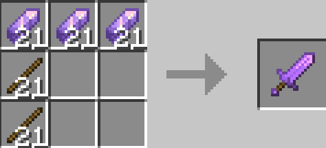 Wide Amethyst Sword