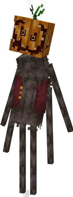 Pumpkin-headed spider boss monster