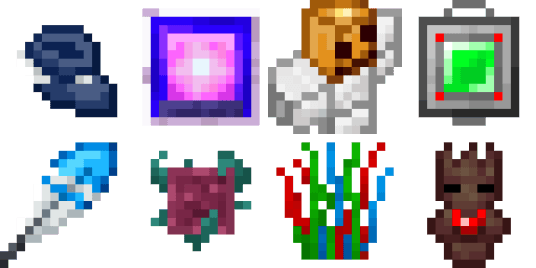 Pixel art items from Alylicas Dungeons.