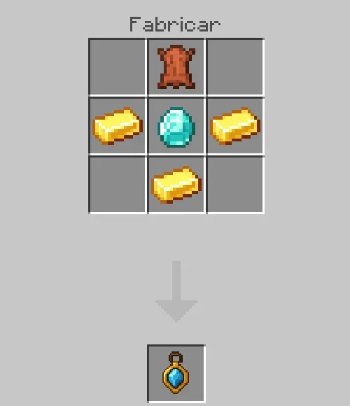 Crafting recipe for a mermaid item.