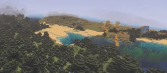 Enhanced landscape with realistic shaders applied