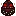 Red and black pixelated creature icon.
