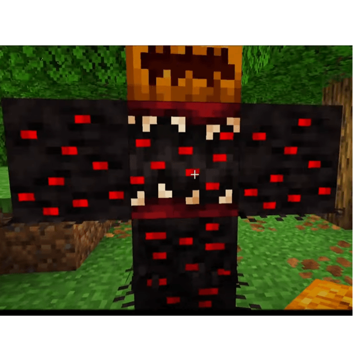 Mutated mob with red and black pattern.