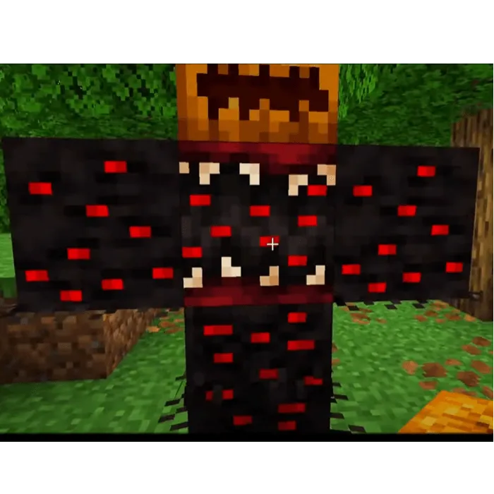 Mutated mob with red and black pattern.