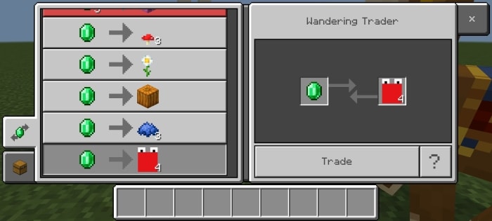 Trading interface with Numberblocks mod.