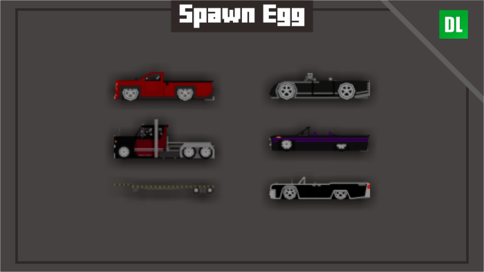 Six customizable lowrider vehicle icons