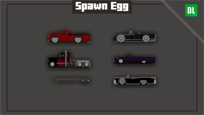 Six customizable lowrider vehicle icons