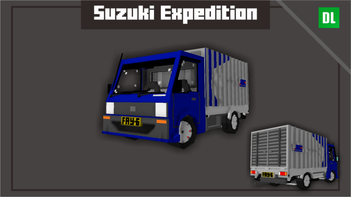 Blue Suzuki expedition truck mod.