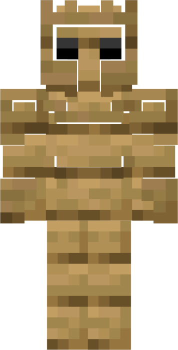 ALT Character in wooden plank block armor