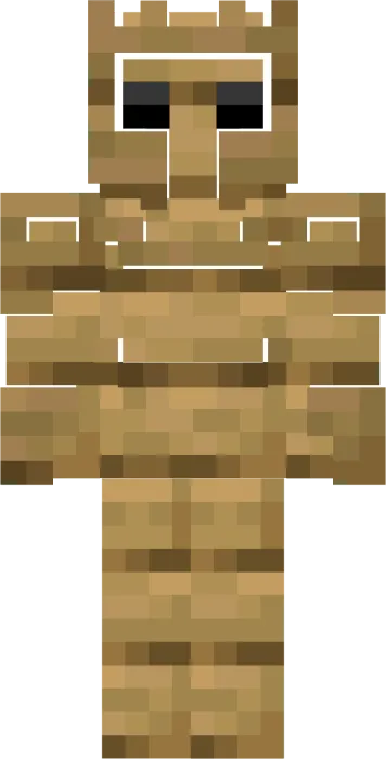 ALT Character in wooden plank block armor