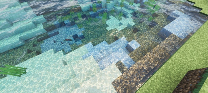 Enhanced water textures and reflections.