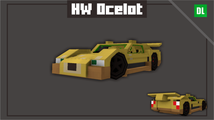 Car inspired by ocelot design.