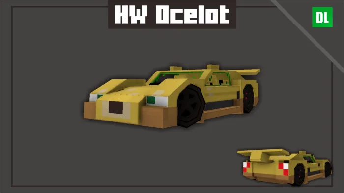 Car inspired by ocelot design.