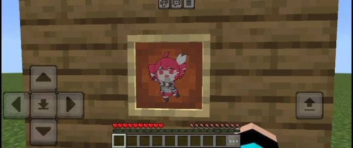 Chibi Kasane Teto totem in item frame