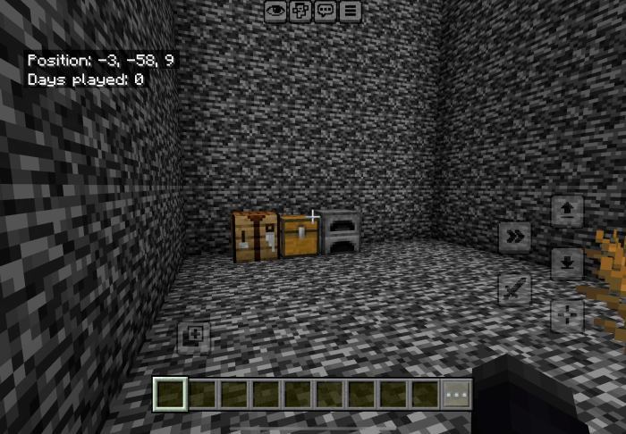 ALT Puzzle room with chest and crafting table