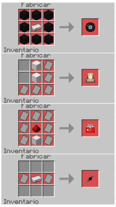 Crafting recipes for helicopter mod items