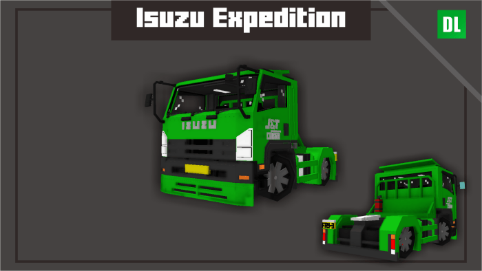 Green Isuzu truck mod for game update.