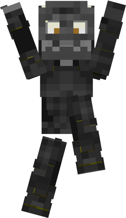 Dark elemental guardian skin design.