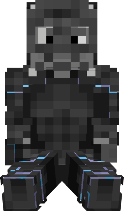 Dark elemental guardian character skin.