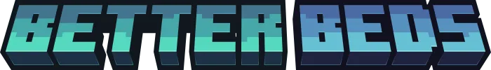Better Beds 3D logo in blocky font.