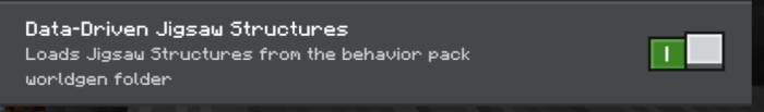 Jigsaw Structures loading option.
