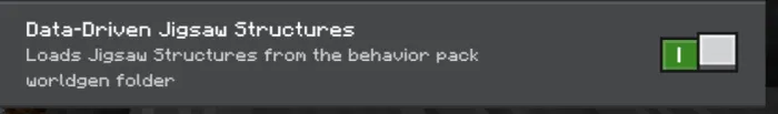 Jigsaw Structures loading option.