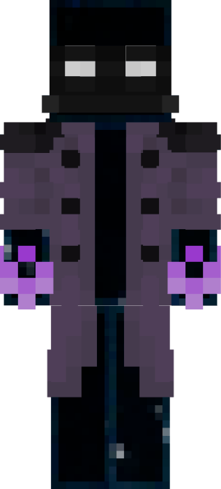 Astral-themed character with purple coat.