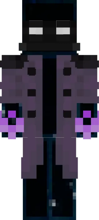 Astral-themed character with purple coat.