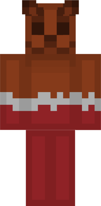 Chocolate and cherry gummy character skin
