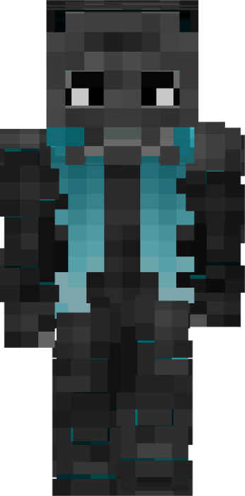 Dark elemental character skin design.