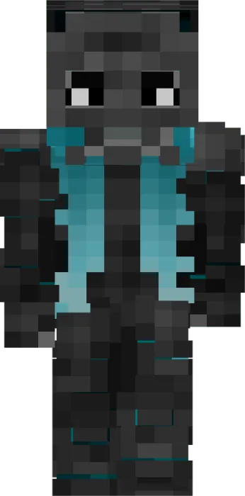 Dark elemental character skin design.