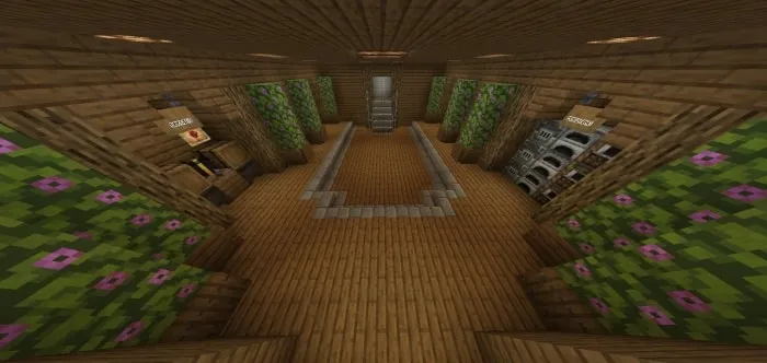 Underground bunker with storage and furnaces