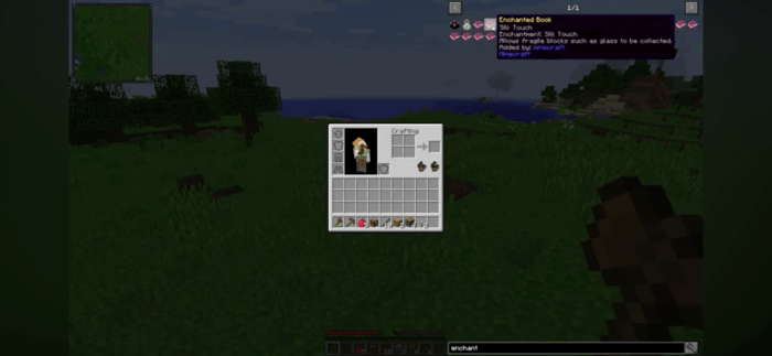 Inventory screen showing enchantment details