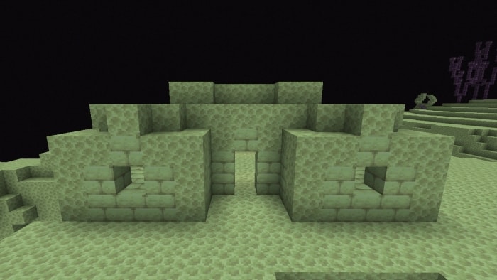 Abandoned stone ruin structure.
