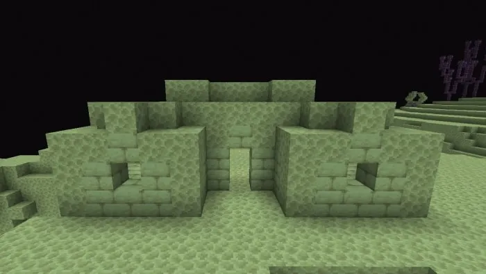 Abandoned stone ruin structure.
