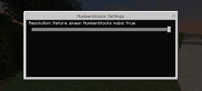 Naturally generated Numberblocks mobs rule