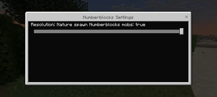 Naturally generated Numberblocks mobs rule