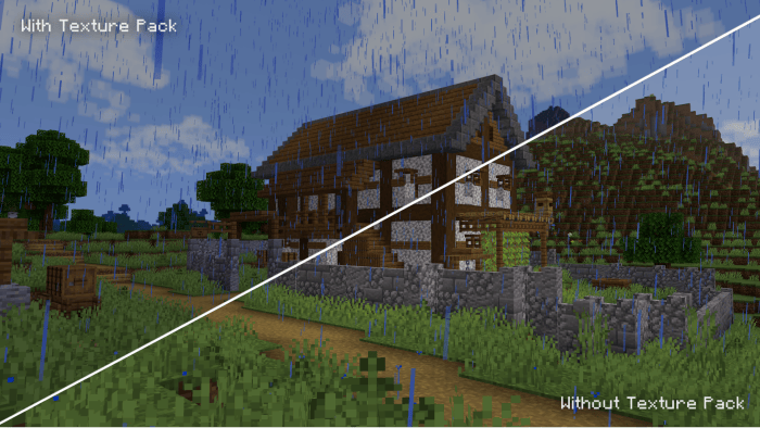 Left Enhanced fog effect in rain Right Clear view with less fog