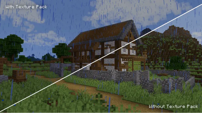 Left Enhanced fog effect in rain Right Clear view with less fog