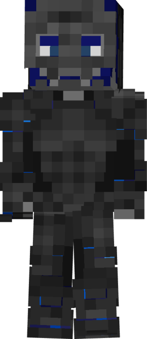 Dark elemental character skin.