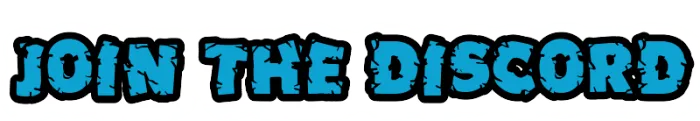 Text Join the Discord in bold blue letters