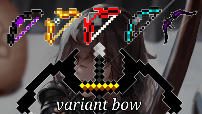 Pixelated bows with unique designs.
