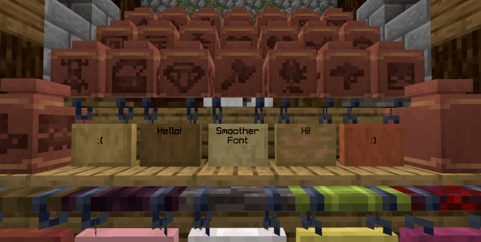 Custom font styles displayed on signs
