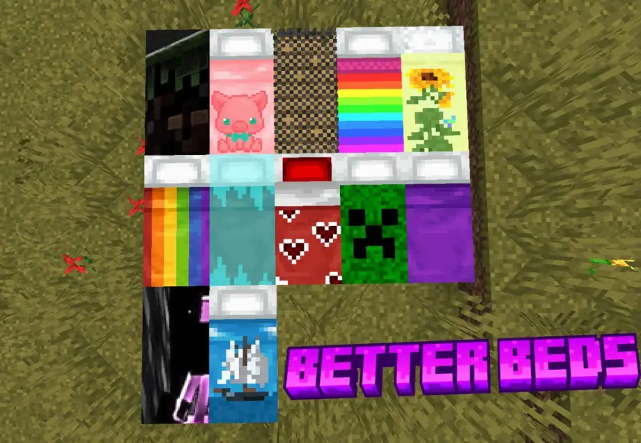Thumbnail: 🛏️ Texture pack: "Better Beds"