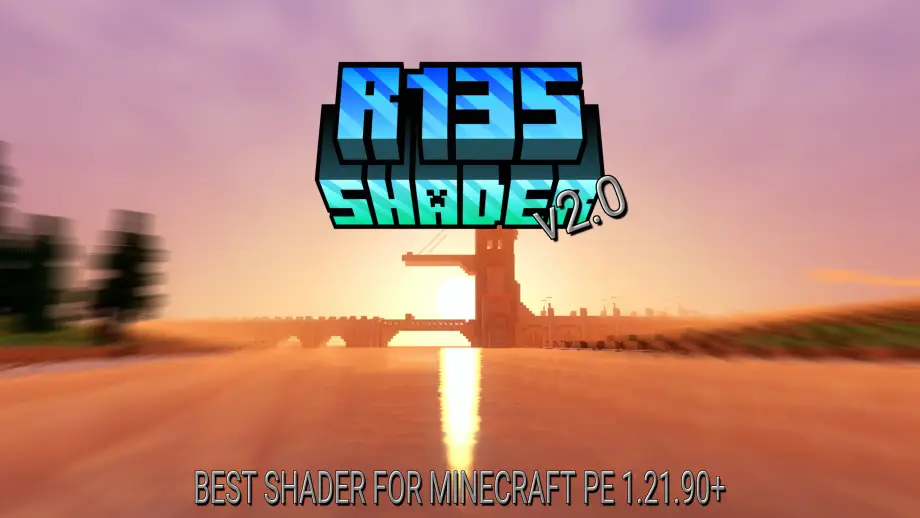 Thumbnail: R135 Shader RD V2.0 NEW UPDATE!!! || For Minecraft PE 1.21+ || New Features Update!!!